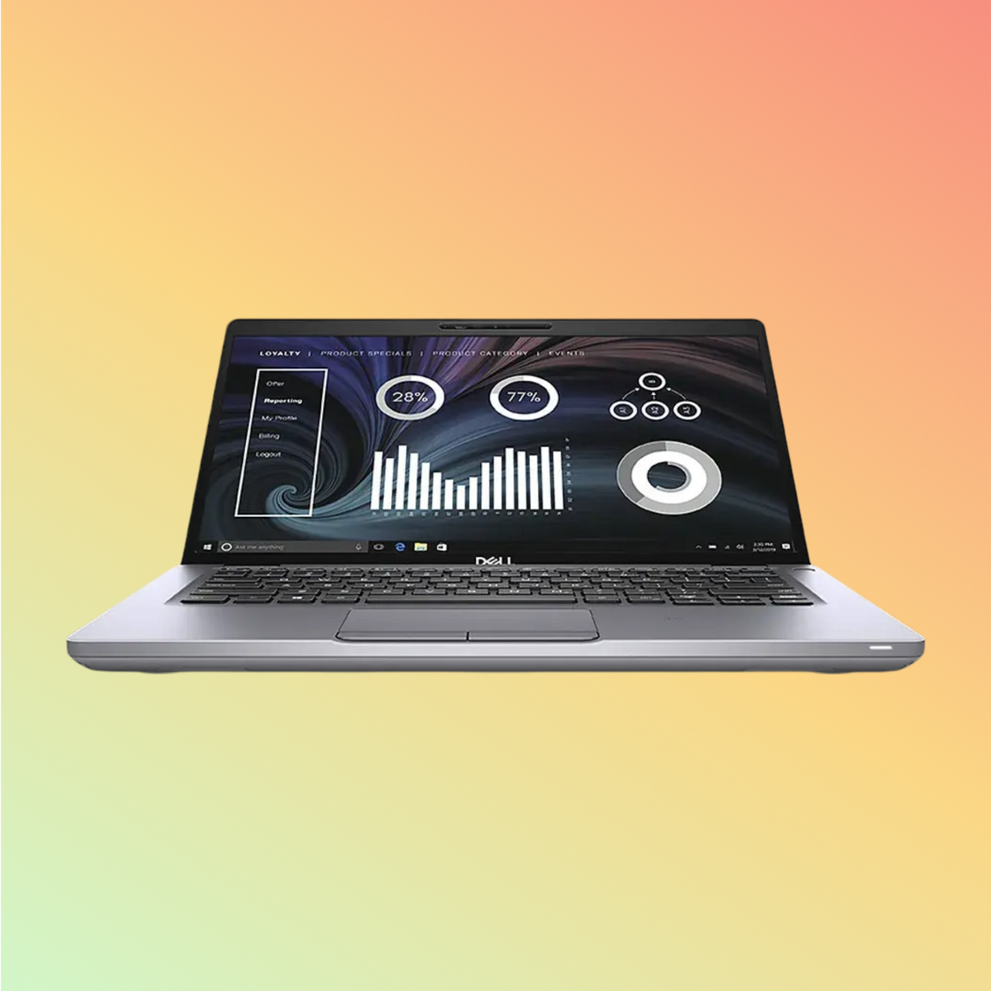 DELL Inspiron 5410 Laptop - i3-1125G4 / i5-11320H / i7-11390H, 512GB SSD, GeForce MX450 2GB, 14" FHD