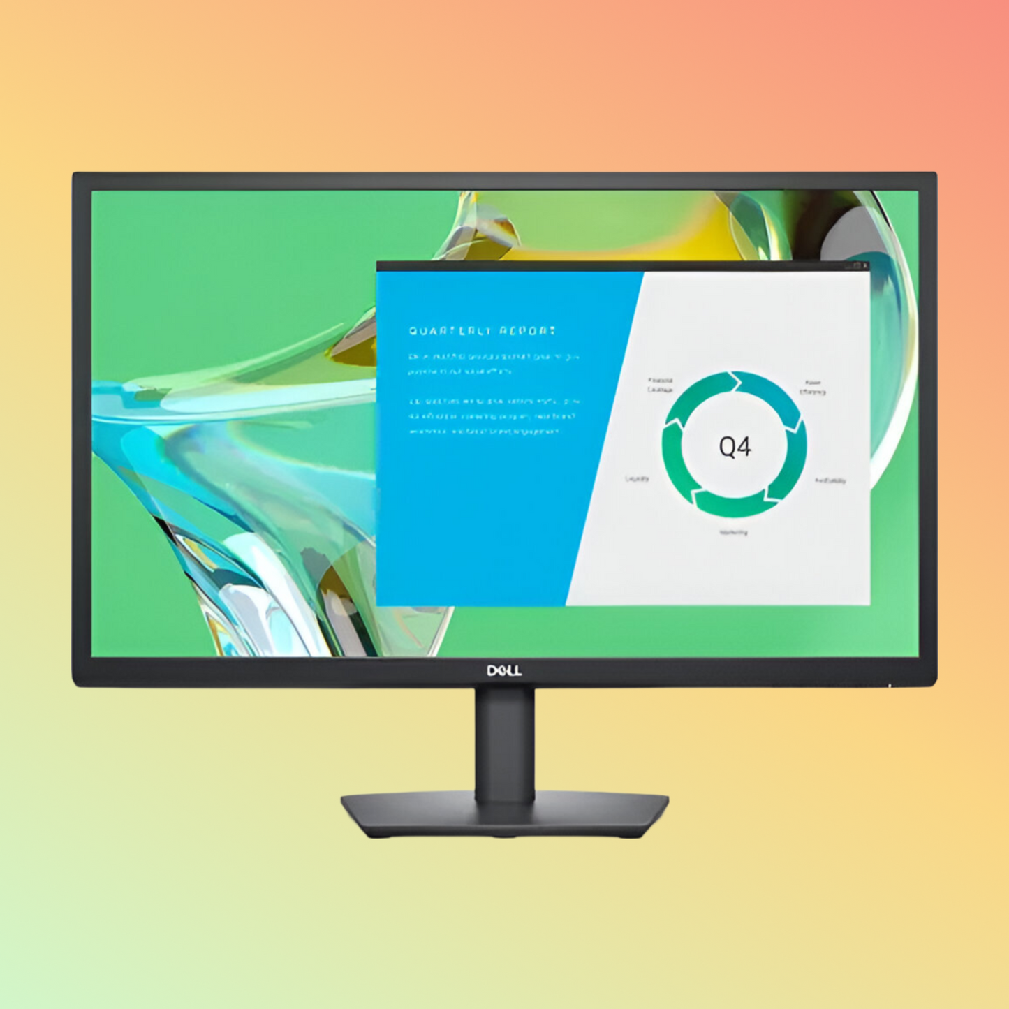 DELL E2422HN Monitor - 23.8" FHD (1920 x 1080), IPS, HDMI, VGA, 250 nits, 60 Hz