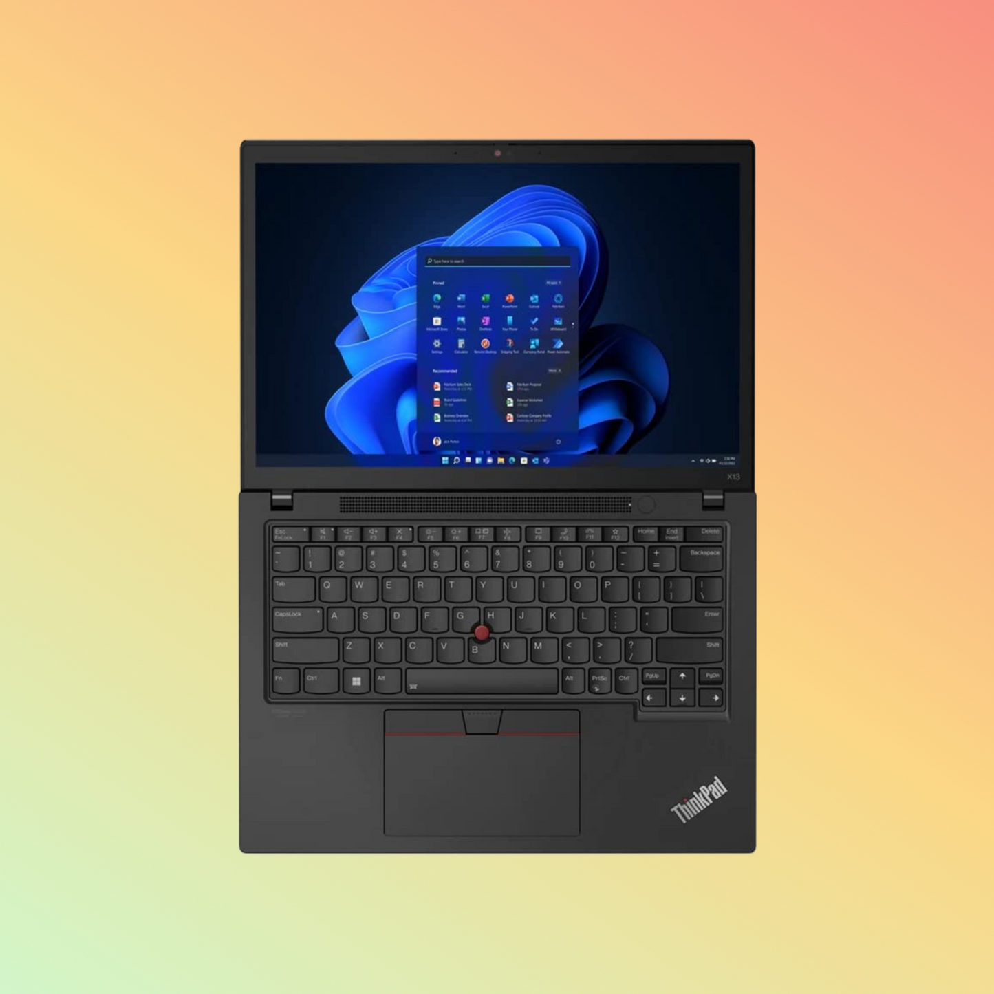 LENOVO THINKPAD X13 YOGA Gen 3 Laptop - 12th Gen i7-1265U, 16GB, 512GB SSD, 13.3" WUXGA, Touch X360