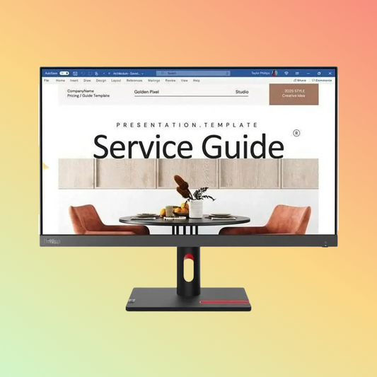 LENOVO S24i-30 THINKVISION Monitor - 24" FHD (1920 x 1080), IPS, HDMI, VGA, 250 nits, 100Hz