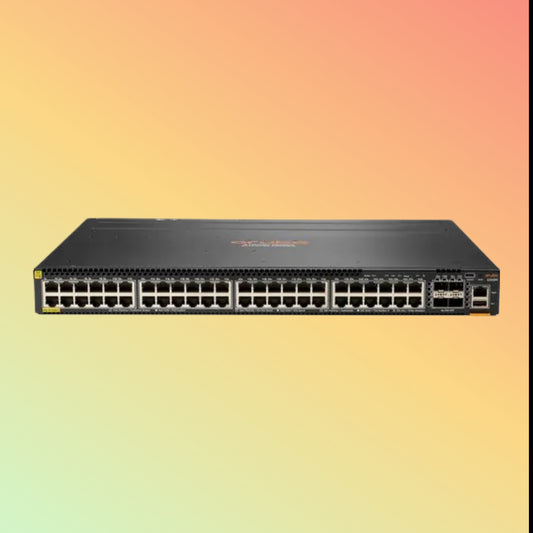 HPE Aruba CX 6300M (JL661A) Switch - 48 x Gigabit Ethernet PoE+ Ports RJ45, 4 x SFP 50 GbE WAN, 2 x USB, 1 x RJ45 LAN OOBM port