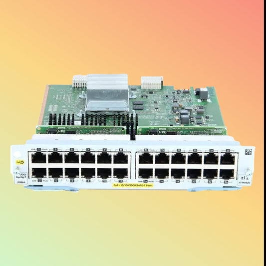 HPE Aruba (J9986A) Switch - 24 x Gigabit Ethernet PoE+ Ports RJ-45