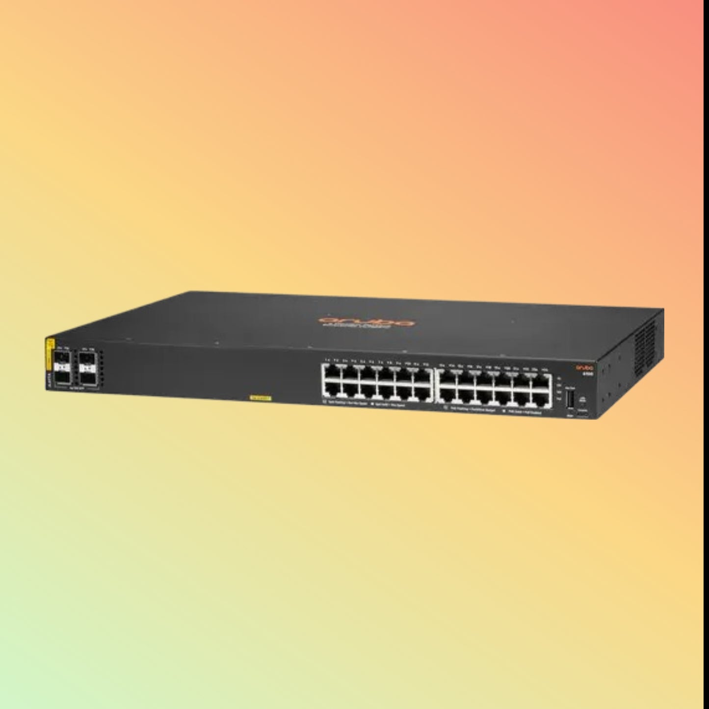 HPE Aruba CX 6000 (R8N87A) Switch - 24 x Gigabit Ethernet PoE+ Ports RJ45 (30 W, 802.3at)