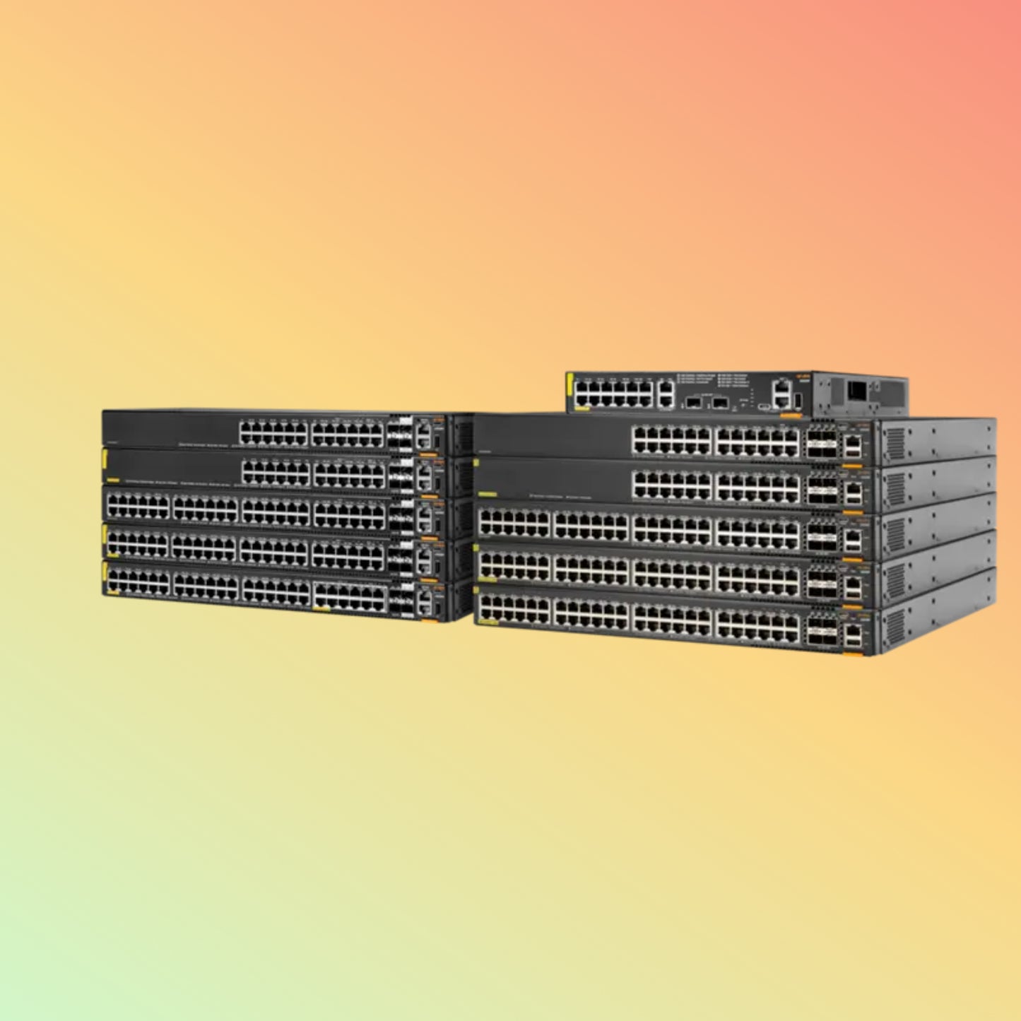 HPE Aruba CX 6200F (JL727A) Switch - 48 x Gigabit Ethernet BASE-T Class 4 PoE Ports, 4 x 1/10G SFP Ports, 1 x USB-C Console