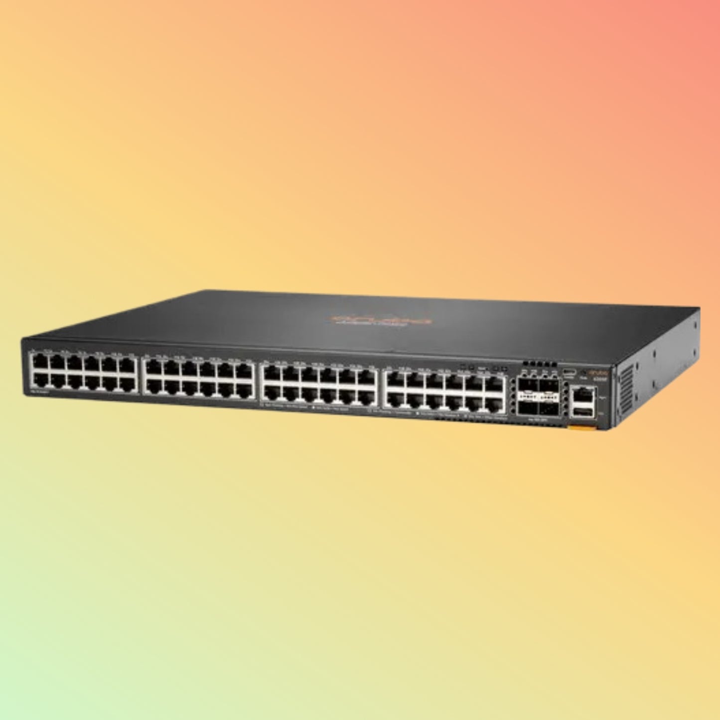 HPE Aruba CX 6200F (JL726A) Switch - 48 x Gigabit Ethernet BASE-T Ports, 4 x 1/10G SFP Port