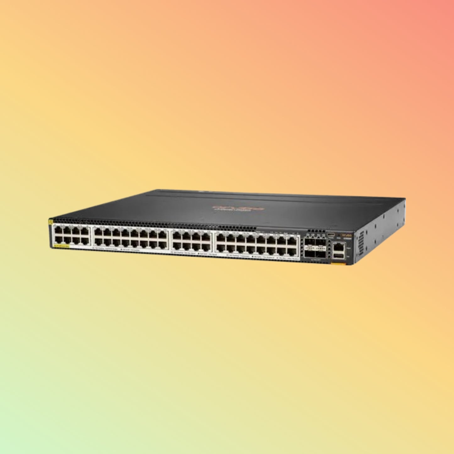 HPE Aruba CX 6300M (JL659A) Switch - 48 x 5 GbE PoE++ Ports RJ45, 4 x SFP 25 GbE, 2 x USB