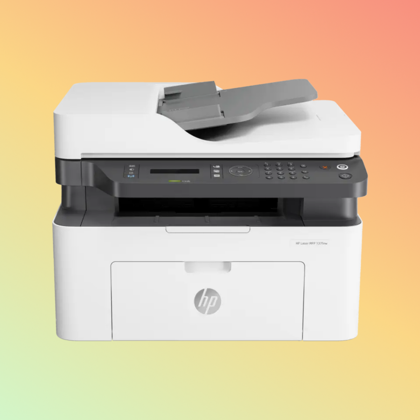 HP Laser MFP 137FNW Printer - Wireless, A4, Print Copy Scan, 20 ppm, 1200 x 1200 dpi Resolution, 10,000 Pages Duty Cycle