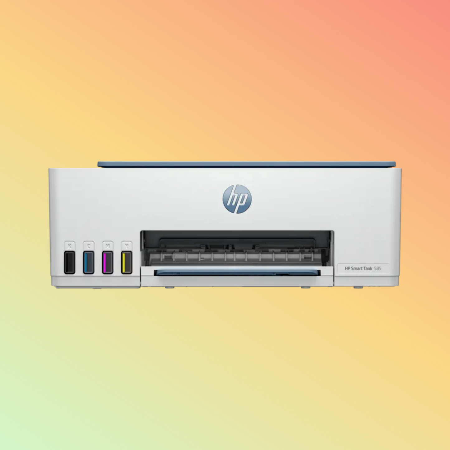 HP Smart Tank 585 Printer - Wireless, A4, Print Copy Scan, 12 ppm, 1200 x 1200 rendered dpi Resolution, 3,000 Pages Duty Cycle, Black and Color