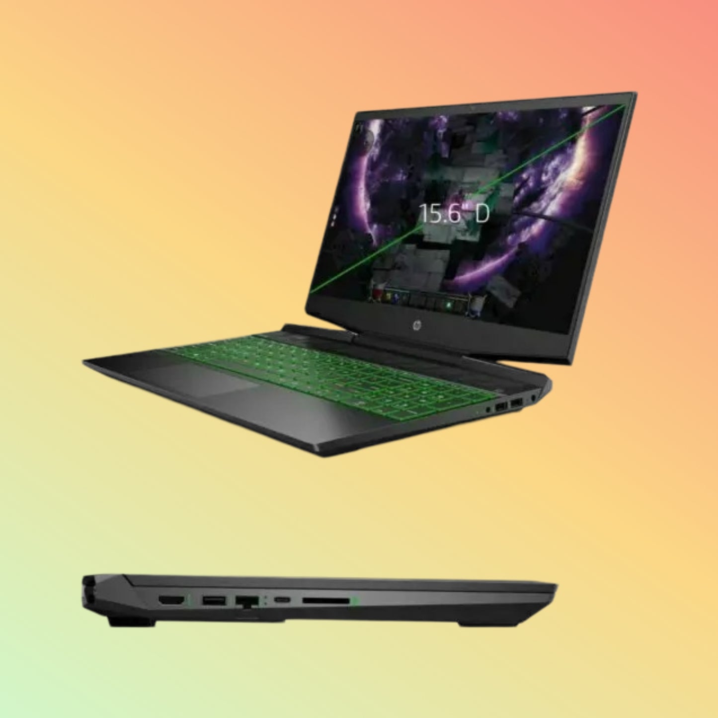 HP PAVILION 15-DK2075NE Gaming Laptop - 11th Gen i7-11370H, 16GB, 1TB + 256GB SSD, NVIDIA GEFORCE RTX 3050Ti 4GB, 15.6" FHD