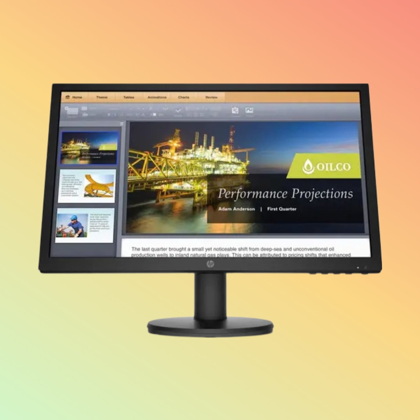 HP P21B G4 Monitor - 20.7" FHD (1920 x 1080), TN, HDMI, VGA, 250 nits, 60 Hz