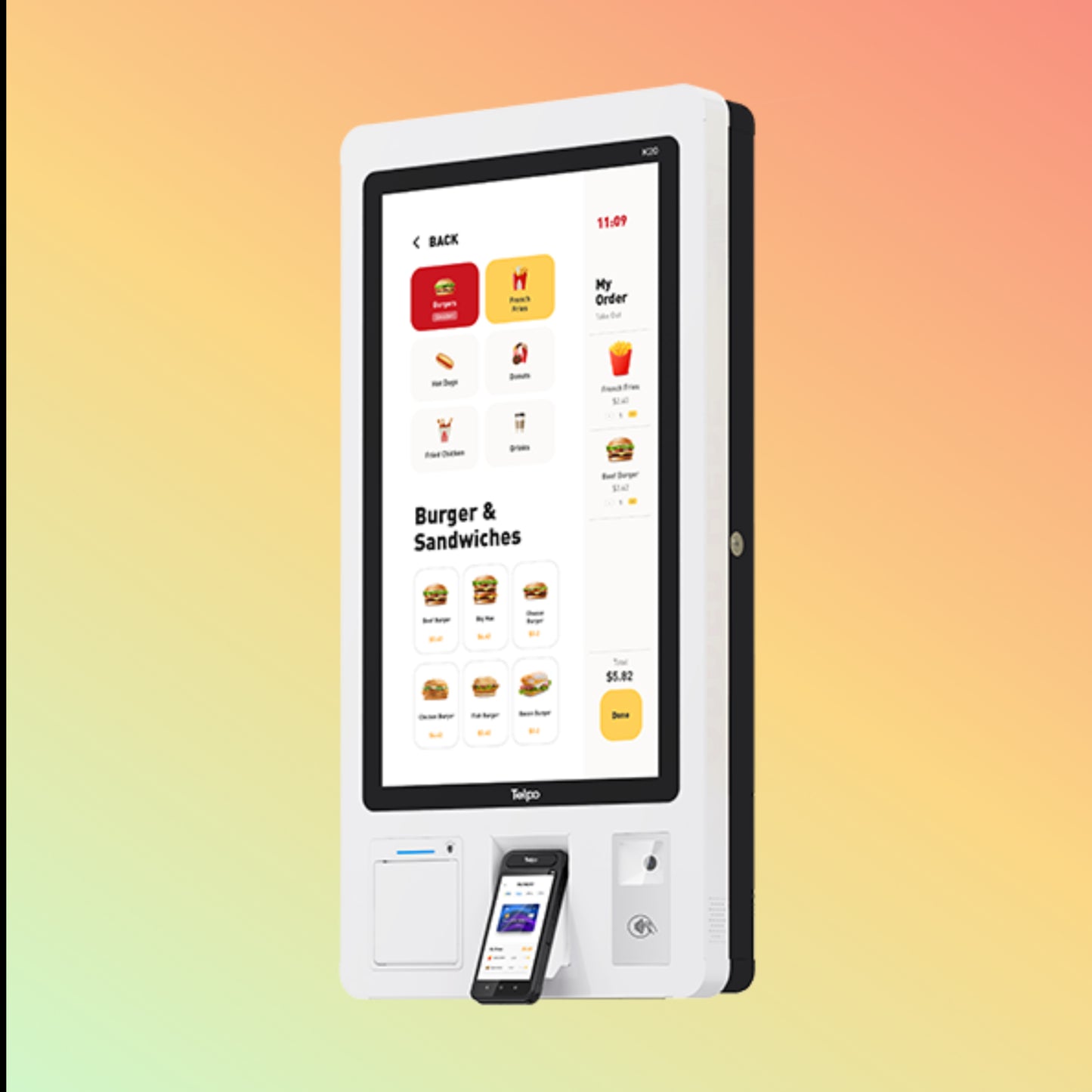 Telpo K20 Self Ordering Kiosk