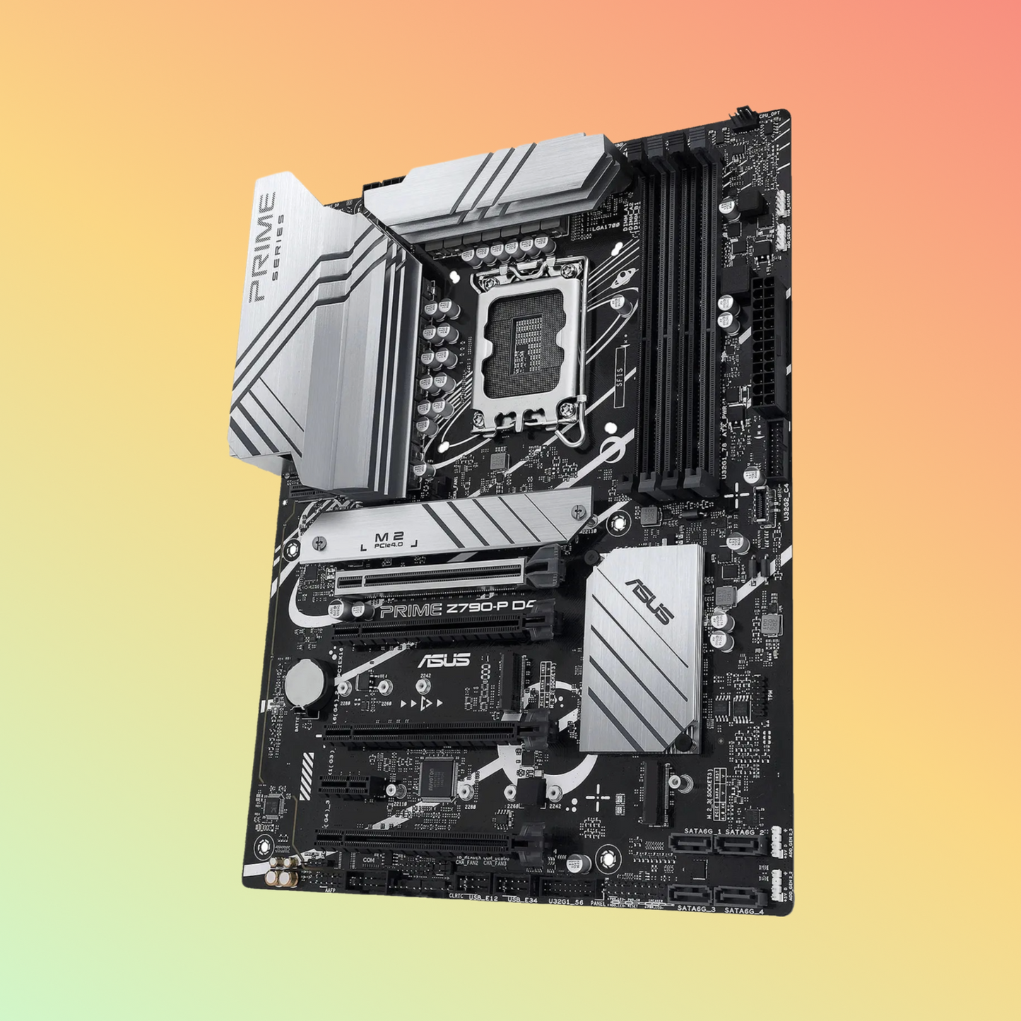 ASUS PRIME Z790-P D4 Motherboard - Intel Socket LGA1700, Z790, 4 x DIMM, 3 x M.2 slots, DP, HDMI, 192 (128+64) MB Flash ROM