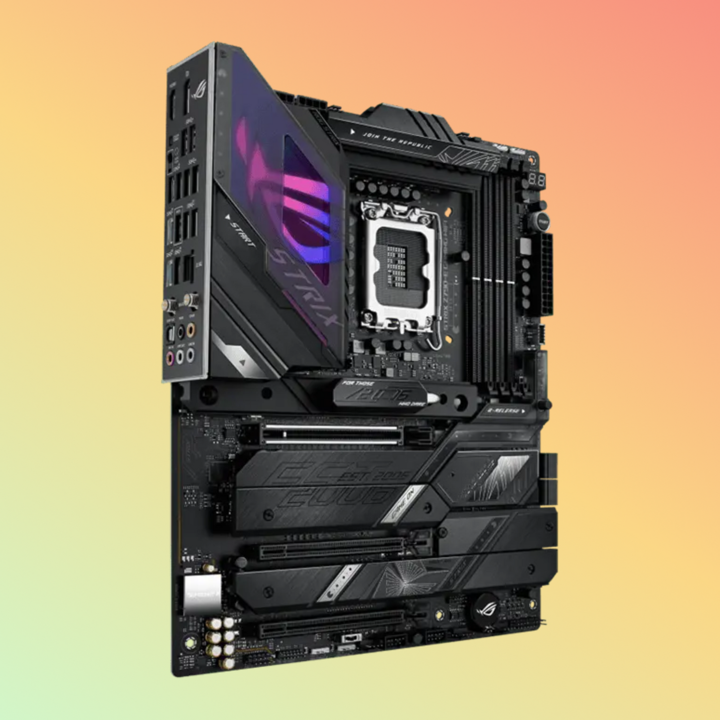 ASUS ROG STRIX Z790-E GAMING Motherboard - Intel Socket LGA1700, Z790, 4 x DIMM, 5 x M.2 slots, DP, HDMI, 256 Mb Flash ROM