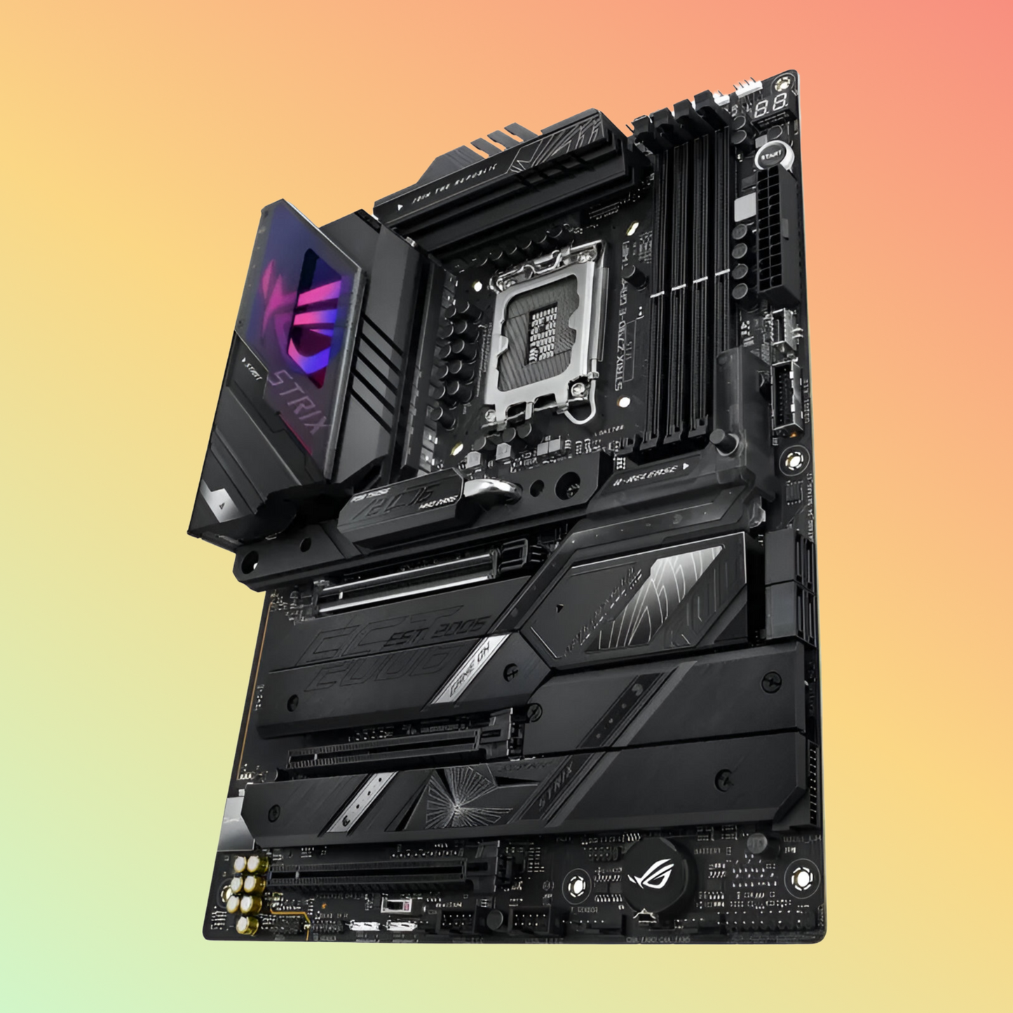 ASUS ROG STRIX Z790-E GAMING Motherboard - Intel Socket LGA1700, Z790, 4 x DIMM, 5 x M.2 slots, DP, HDMI, 256 Mb Flash ROM