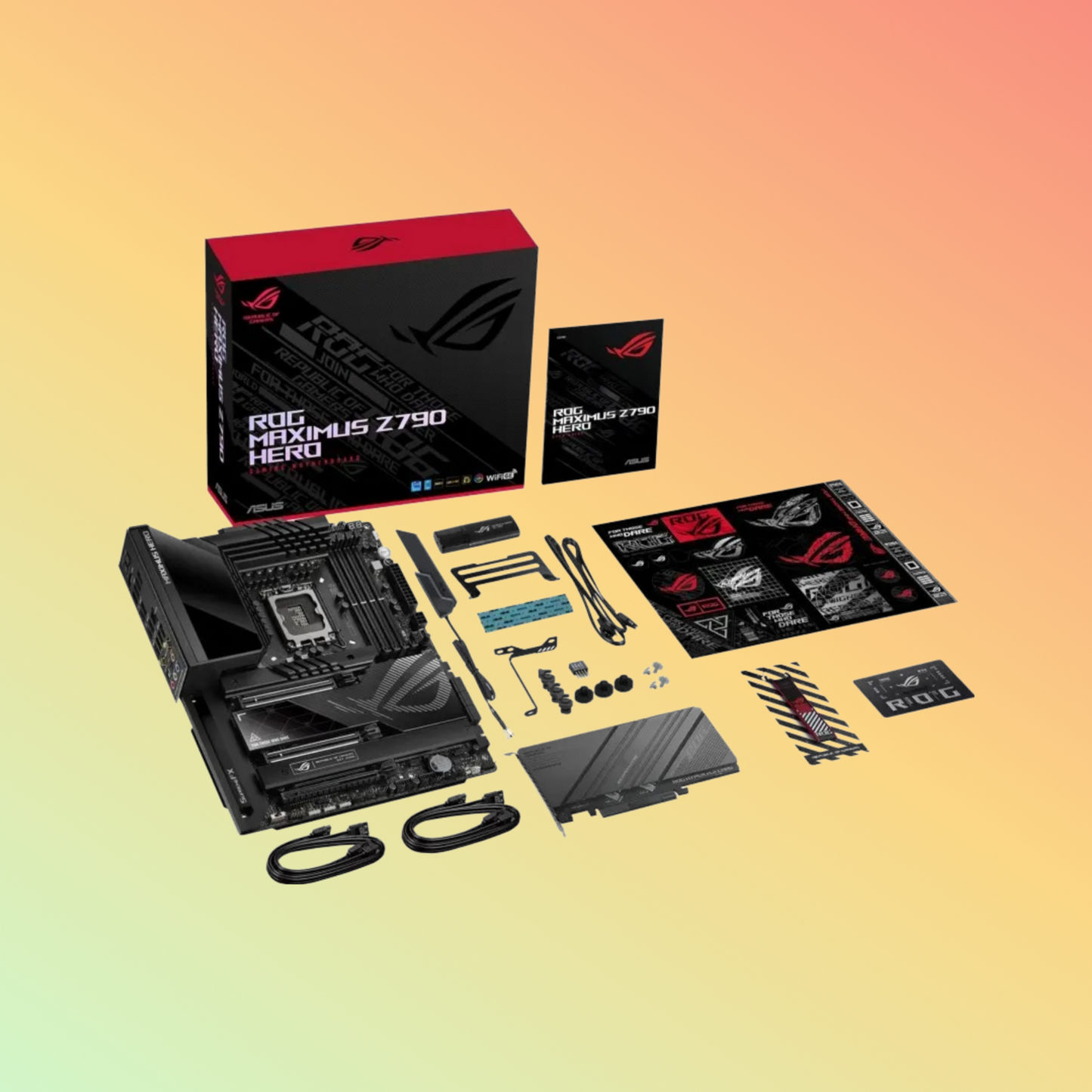 ASUS ROG MAXIMUS Z790 HERO Motherboard - Intel Socket LGA1700, 4 x DIMM, 5 x M.2 slots, HDMI, 256 Mb Flash ROM