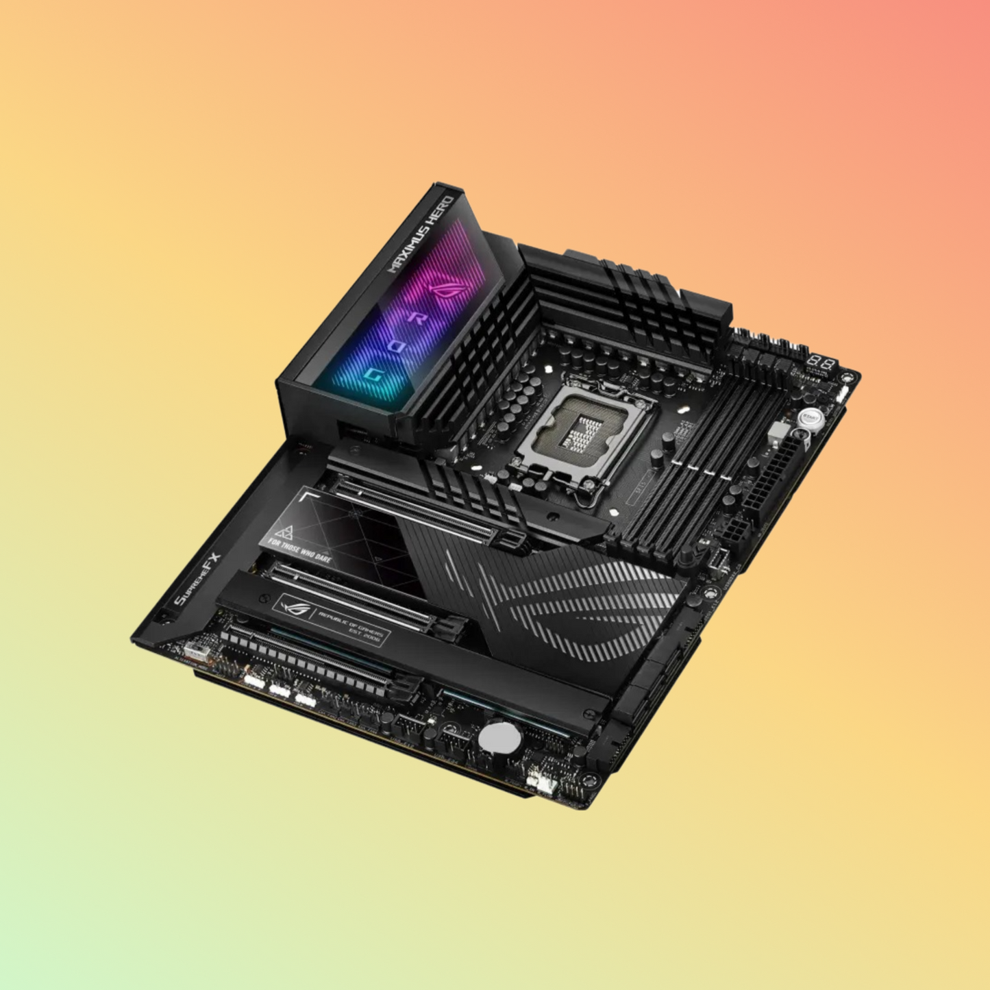 ASUS ROG MAXIMUS Z790 HERO Motherboard - Intel Socket LGA1700, 4 x DIMM, 5 x M.2 slots, HDMI, 256 Mb Flash ROM