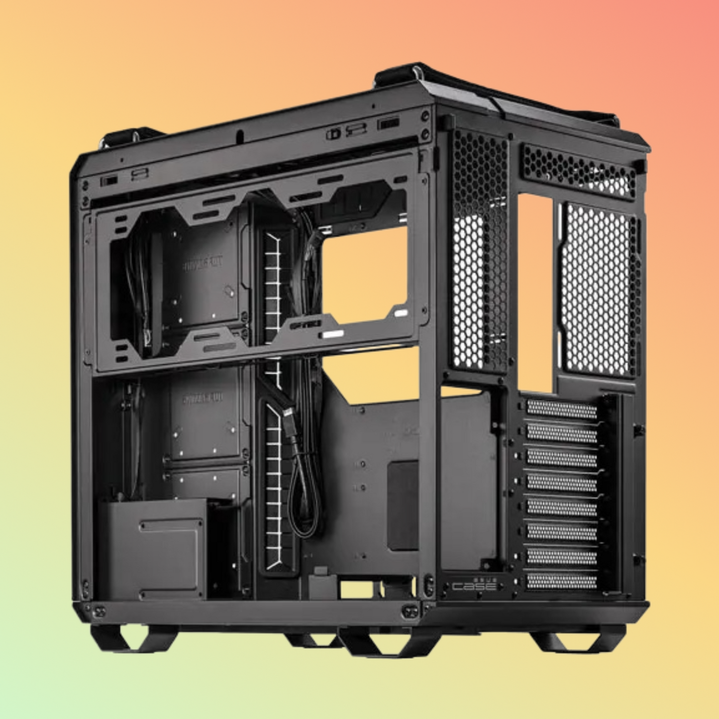 ASUS GT502 TUF GAMING CASE - 163 mm CPU, 400 mm GPU, 200 mm PSU, ATX - Micro-ATX - Mini-ITX Motherboard