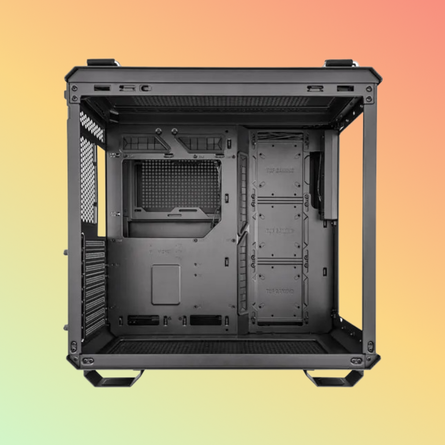 ASUS GT502 TUF GAMING CASE - 163 mm CPU, 400 mm GPU, 200 mm PSU, ATX - Micro-ATX - Mini-ITX Motherboard