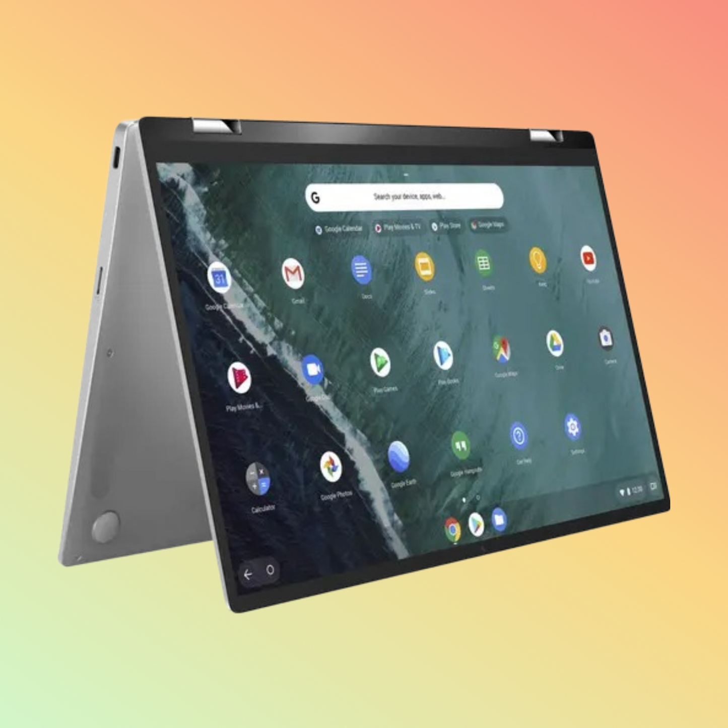 ASUS CHROMEBOOK FLIP Laptop - M3-8100Y, 4GB, 64GB eMMC, 14" FHD Touch X360