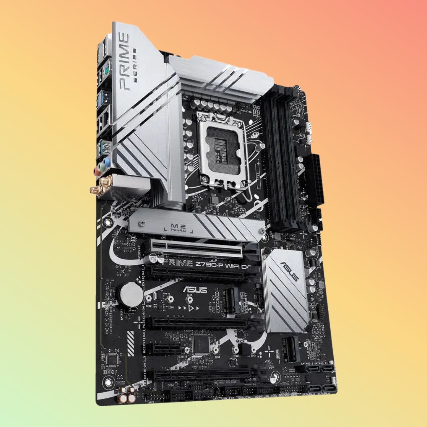 ASUS PRIME Z790-P WIFI D4 Motherboard - Intel Socket LGA1700, Z790, 4 x DIMM, 3 x M.2 slots, DP, HDMI, 192 (128+64) Mb Flash ROM