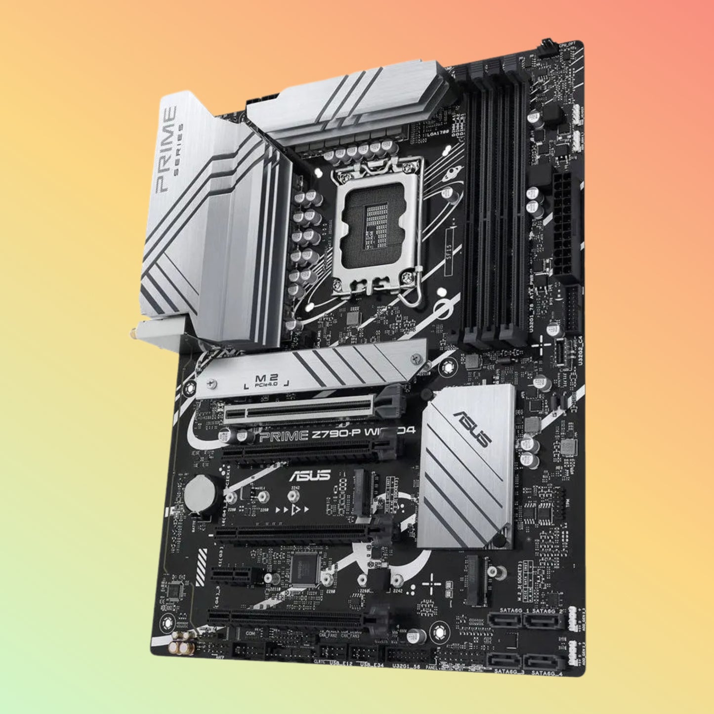 ASUS PRIME Z790-P WIFI D4 Motherboard - Intel Socket LGA1700, Z790, 4 x DIMM, 3 x M.2 slots, DP, HDMI, 192 (128+64) Mb Flash ROM