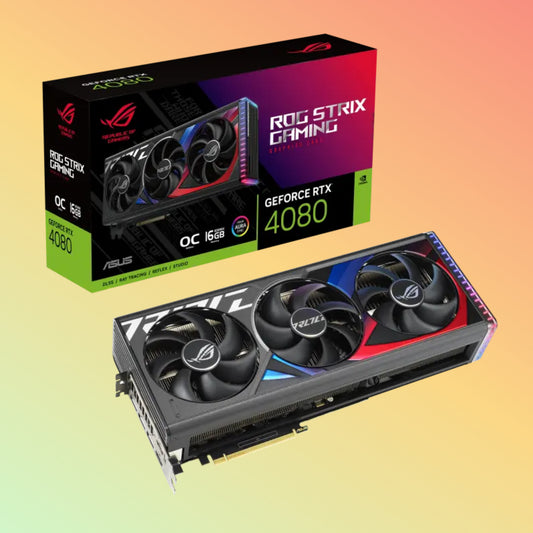 ASUS ROG STRIX Gaming Graphic - GeForce RTX 4080, 22.4 Gbps, 7680 x 4320 Resolution, HDMI, DP, 16G, D6X