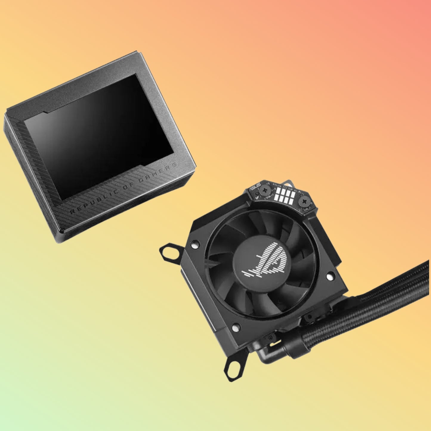 ASUS ROG RYUJIN III 360 ARGB Cooling - 3.5" Full Color LCD, PWM, DC, 3 x Fan Slots, Intel, LGA 1700, 1200, 115x AMD, AM5,AM4