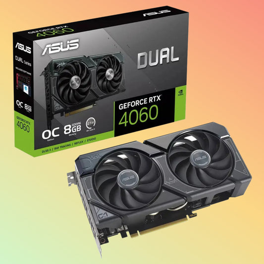 ASUS Dual GeForce RTX 4060 O8G Graphic - 17 Gbps , 2.5 Slot, 7680 x 4320 Resolution, HDMI, DP, 8G ,D6