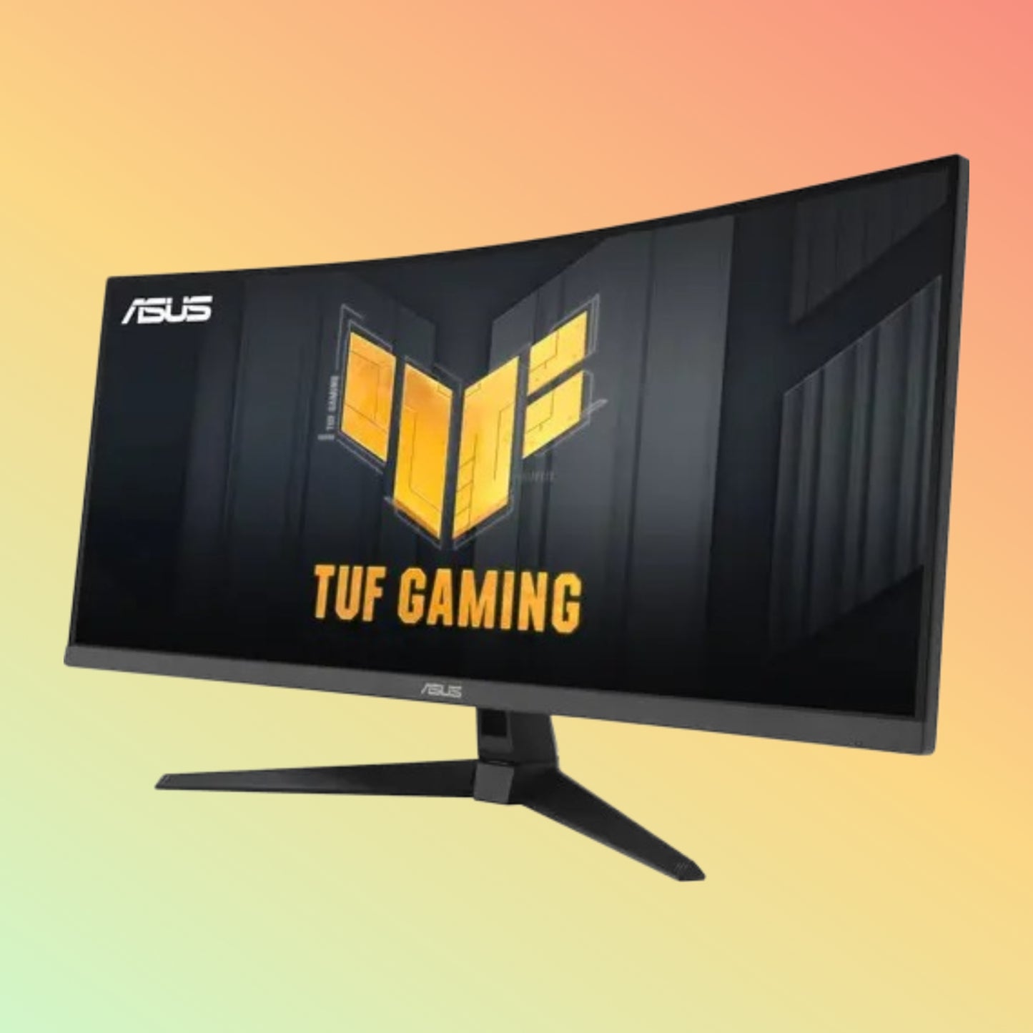 ASUS TUF VG34VQ3B Curved Gaming Monitor - 34" QHD (3440 x 1440), VA, Tilt, Wall-Mount, HDMI, DP, 400 nits, 180 Hz (Built-In Speaker)