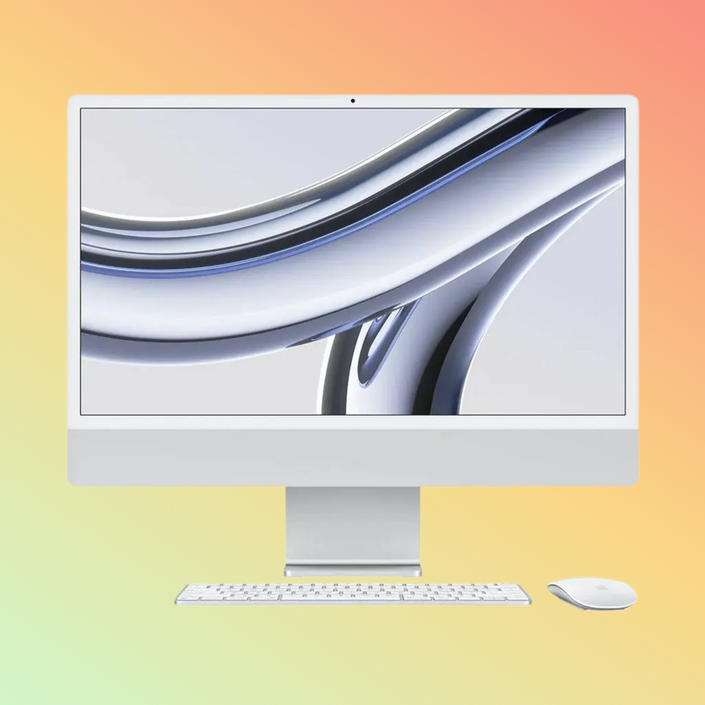 APPLE MGPC3 iMac - M1 Chip 8-Core CPU, 8GB, 256GB SSD, 8-Core GPU | 16-Core Neural Engine, 24" 4.5K (4480 x 2520)