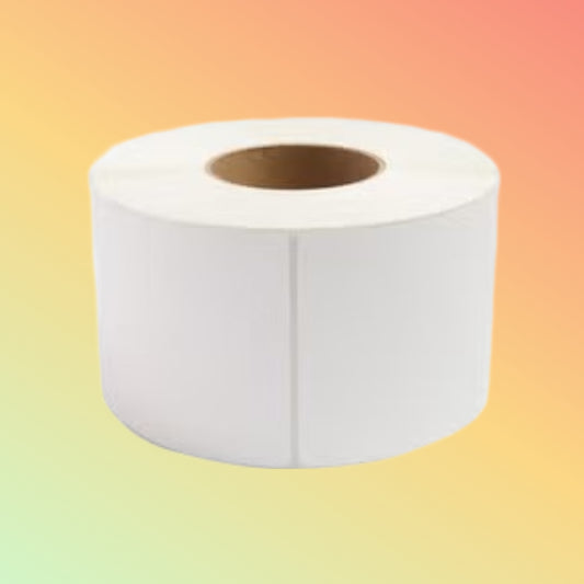 ZEBARA THERMAL TRANSFER SYNTHETIC LABEL (1460 PER ROLL) 76.2X76.2mm