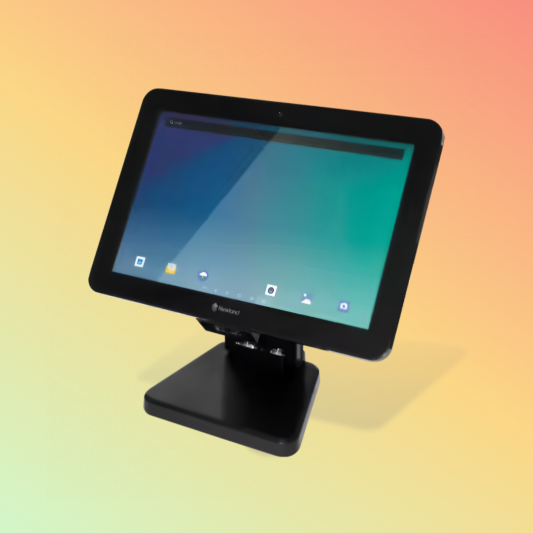 Newland NQuire 1000 Manta II POS Kiosk 10.1-Inch Display Touchscreen 2D Barcode Scanner Bluetooth Wireless Computer Industrial