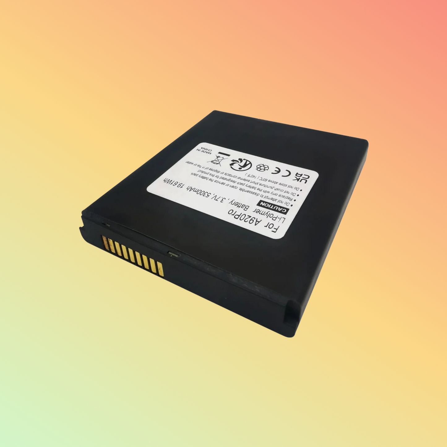 BATTEREA Replacement Battery for PAX A920 3.7V Li-ion 3.7V 5300mAh