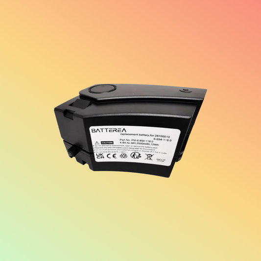 BATTEREA battery for Karcher KC55, replaces 28100010, 6.654-118.0, Ni-MH, black, 4.8V, 2500mAh