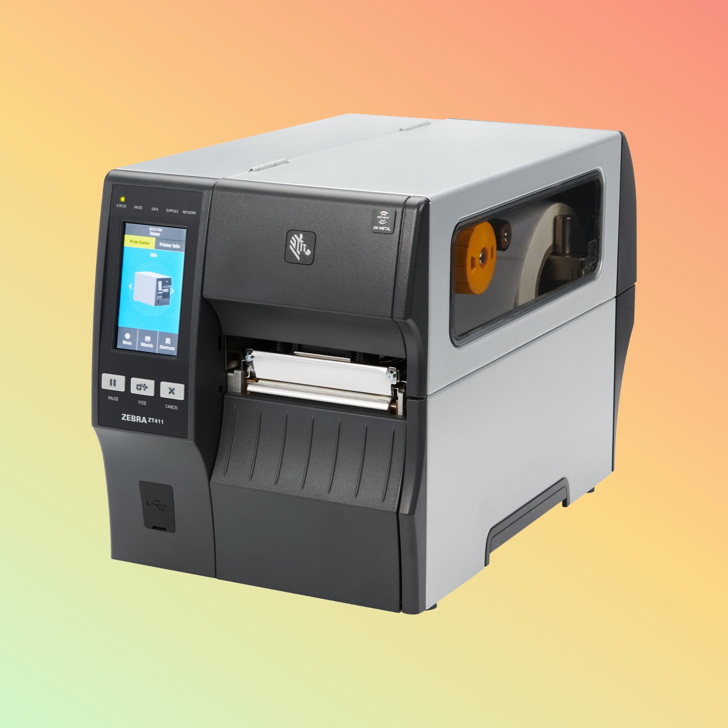 ZEBRA ZT411R SILVERLINE RFID METALLIC PRINTER