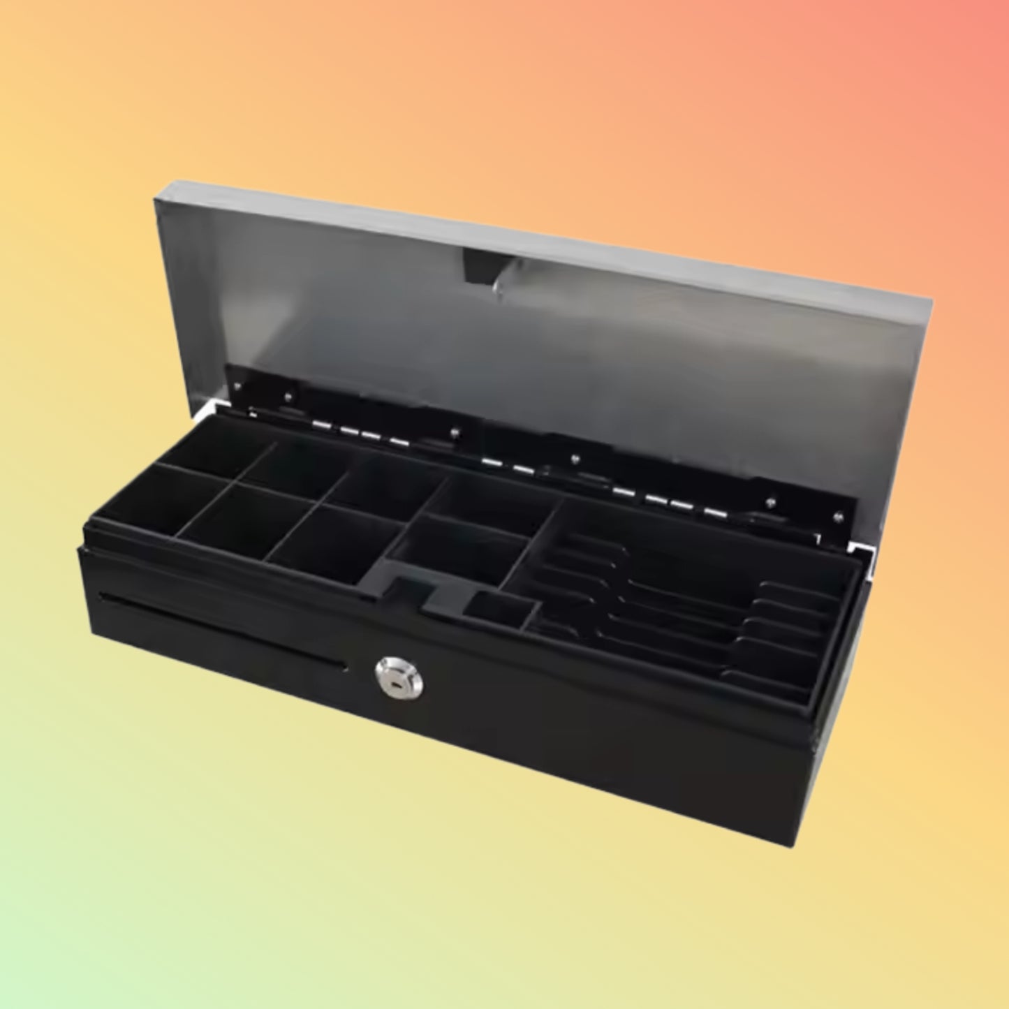 MAKEN RJ11 Electronic Money Secure Retail Flip Top Cash Drawer