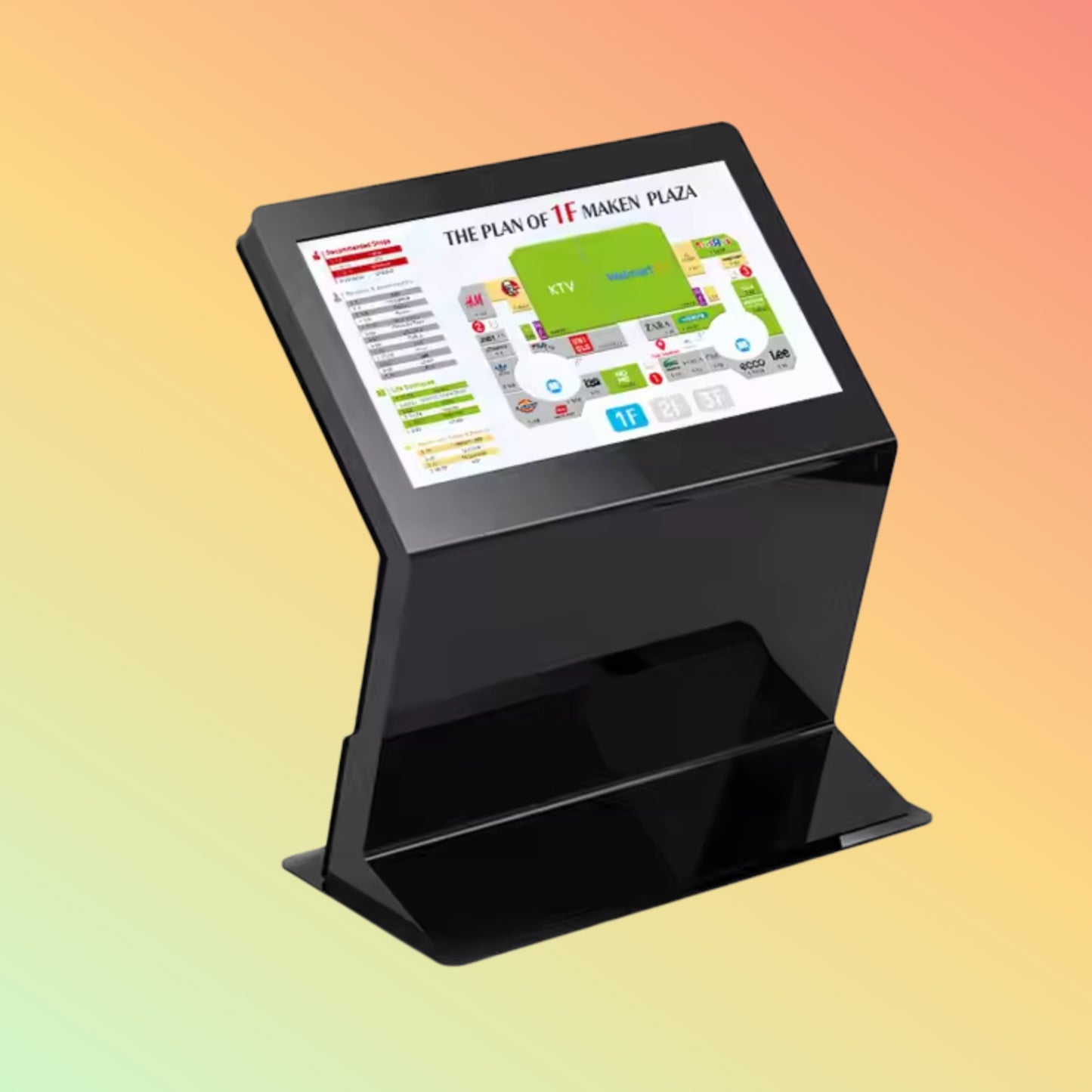 MAKEN 43" Interactive Touchscreen Advertising Display Information Multi Touch Screen Kiosk