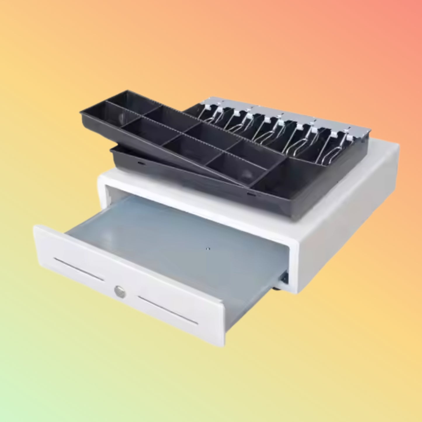 MAKEN EK-300 Custom Color POS Metal Cash Register Lock Box Small Electronic Mini Cash Drawer For Supermarket