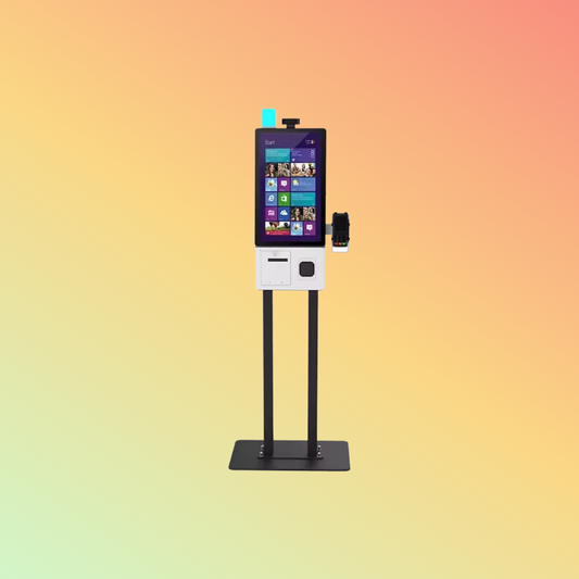 MAKEN 24 Inch Floor Stand Restaurant Automatic Interactive Payment Self Service Ordering Kiosk