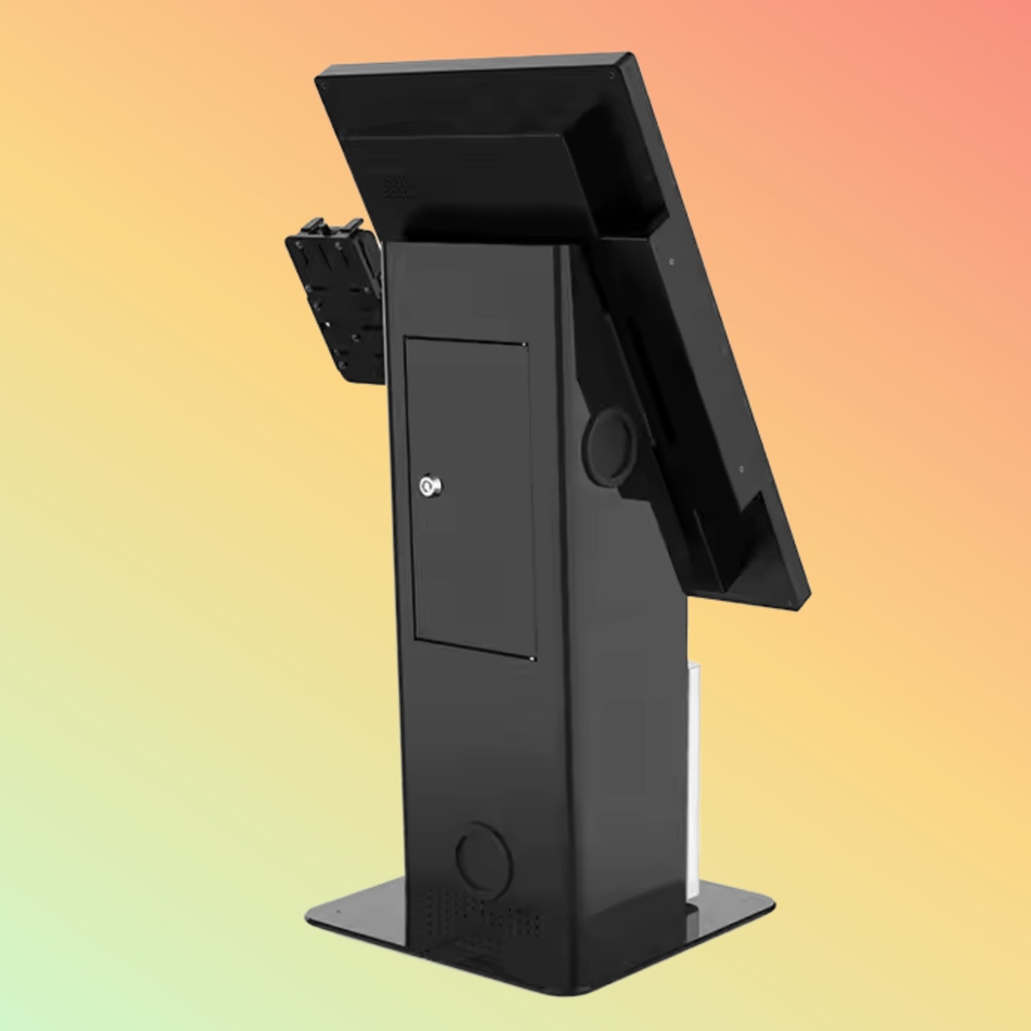 MAKEN Desktop POS Kiosk Touchscreen 21.5 Inch Automatic Self Payment Machine Food Ordering Kiosks With Printer