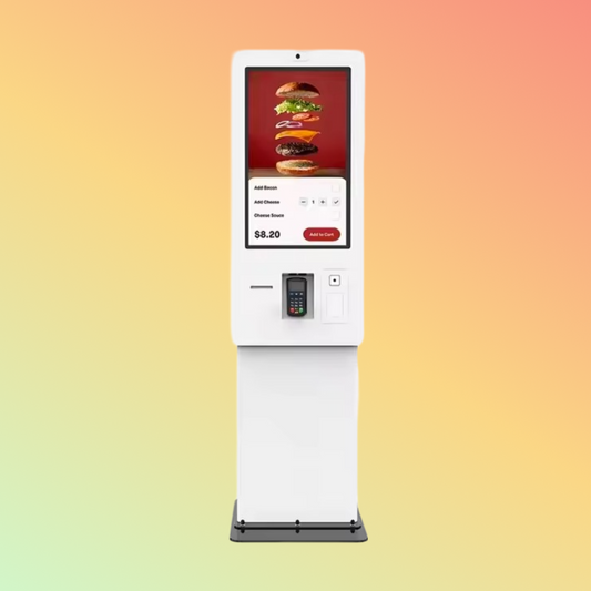 MAKEN Android Indoor 32 Inch Self Service Ordering Double Screen Self Kiosk for Fast Food