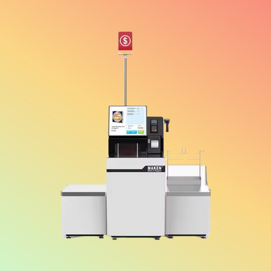MAKEN Android Touch Screen Checkout Payment Machine Self Service Order Self Checkout Kiosk Supermarket