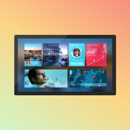 MAKEN 21.5 Inch Wall-Mounted Touch Display HD High Brightness Touch Screen Digital Advertising Screen Signage