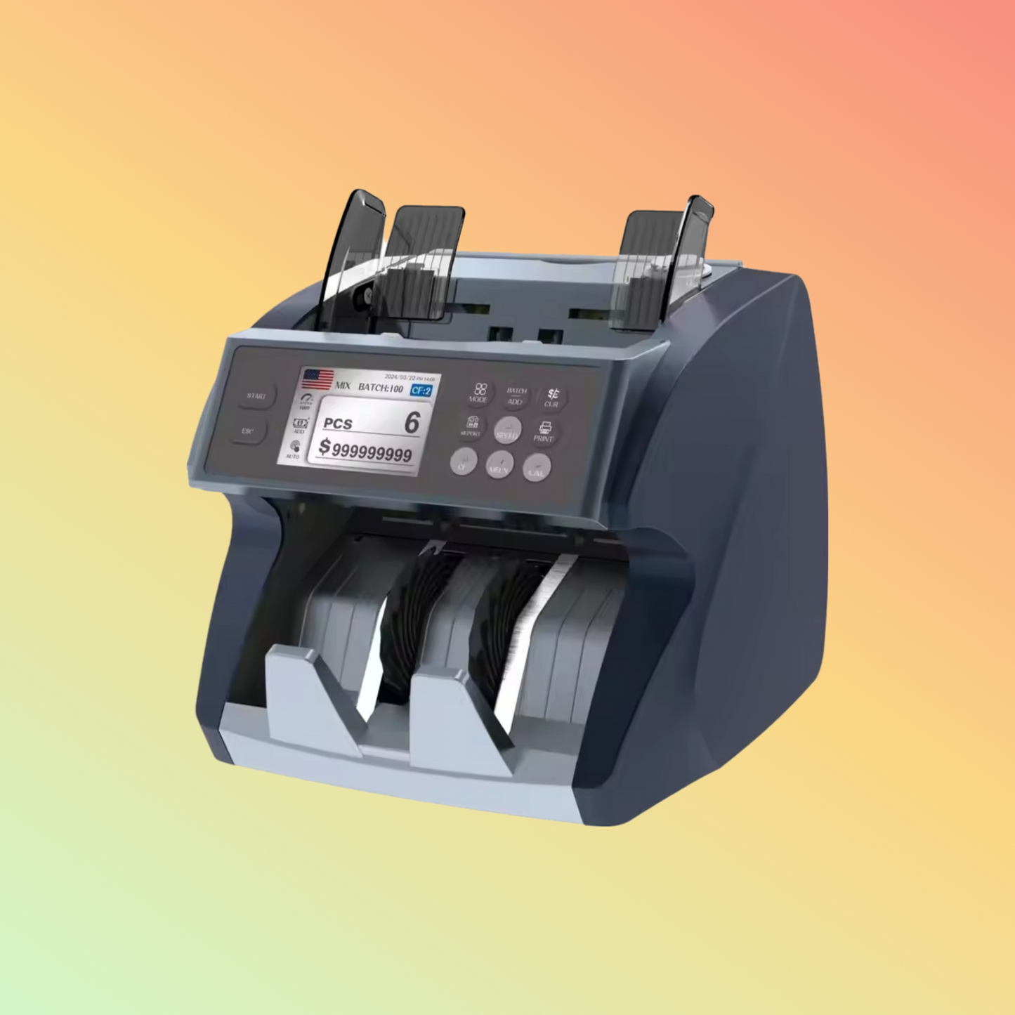 NUMEN professional multi denomination money counting machine