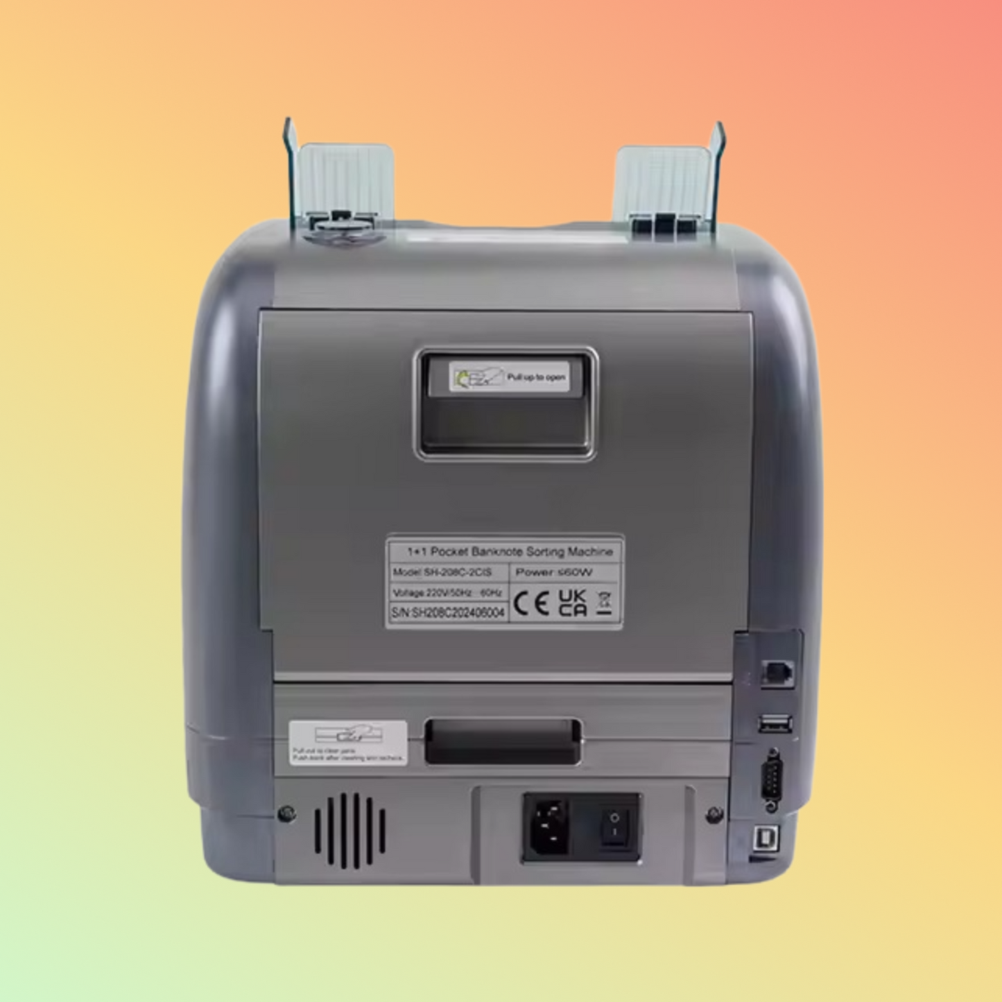 NUMEN Two Pockets Mix Value Counting Machine Mult Country Machine Cash Counting Machine for Bank