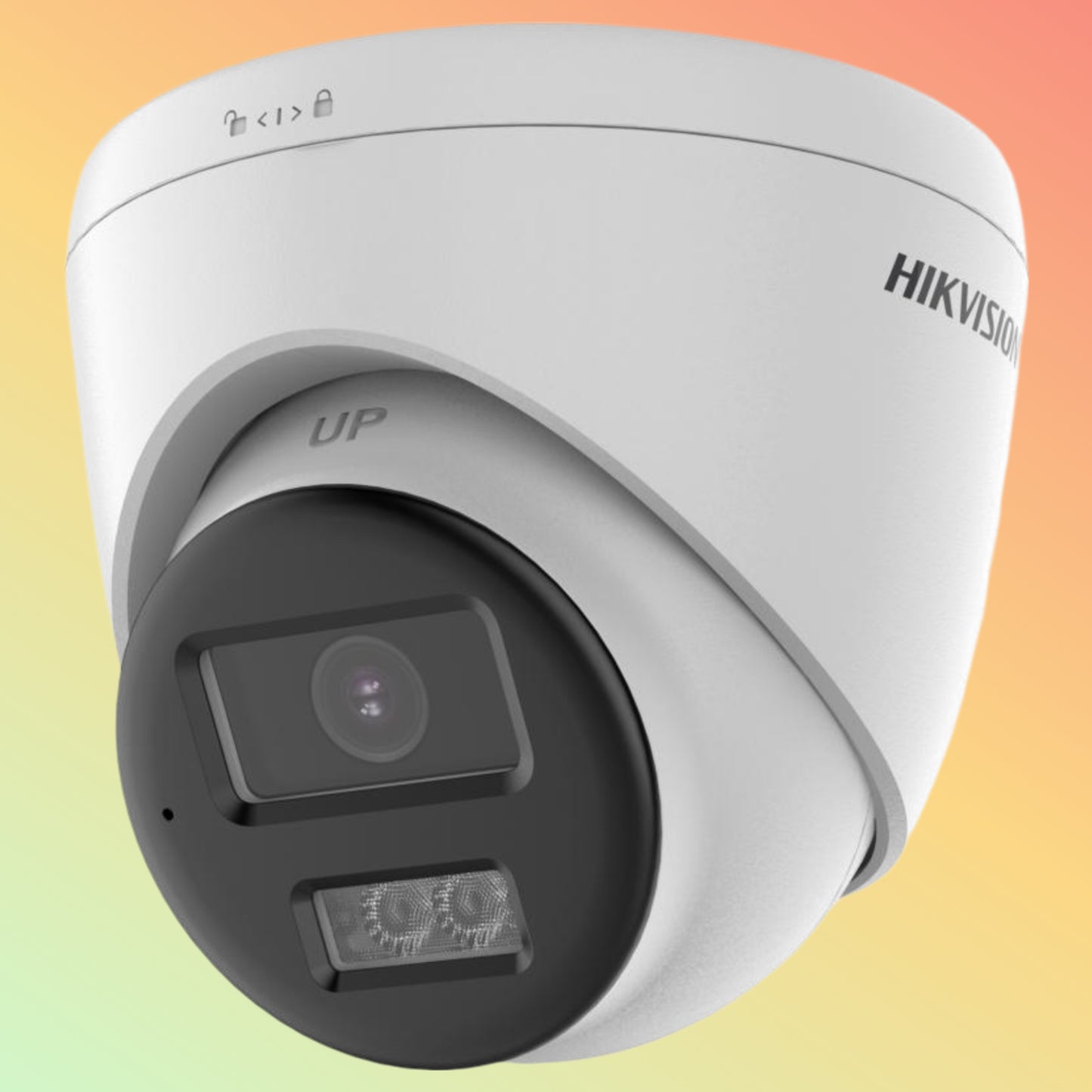 Hikvision DS-2CE78U0T-LXTS 4K Two Way Audio & Siren Fixed Turret Camera