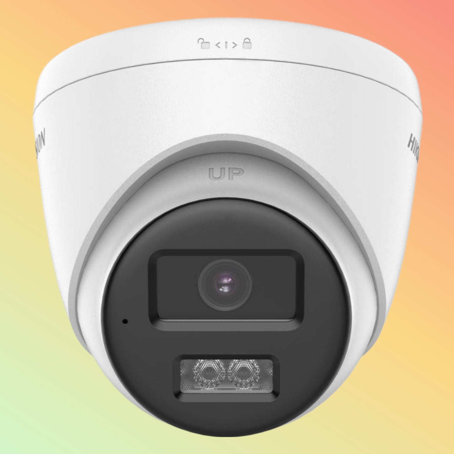 Hikvision DS-2CE78U0T-LXTS 4K Two Way Audio & Siren Fixed Turret Camera