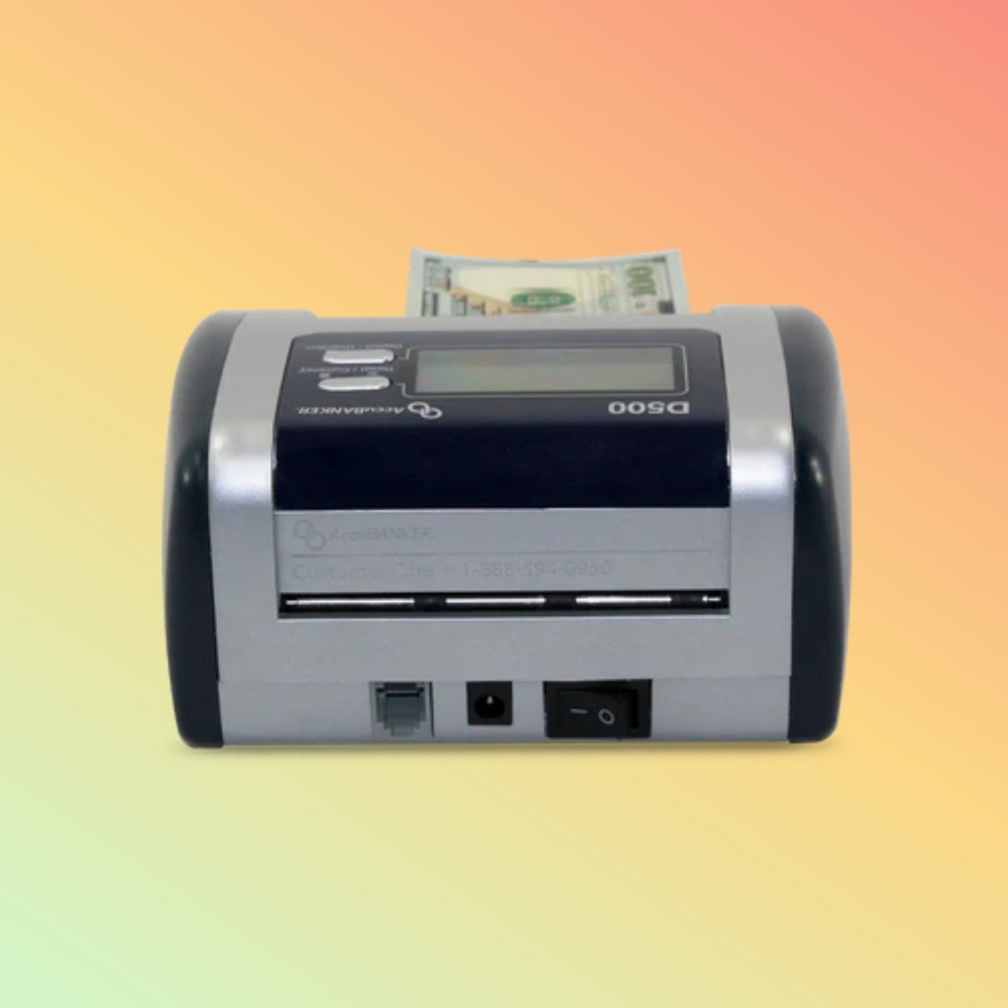 AccuBANKER D500 Automatic Counterfeit Bill and Value Detector