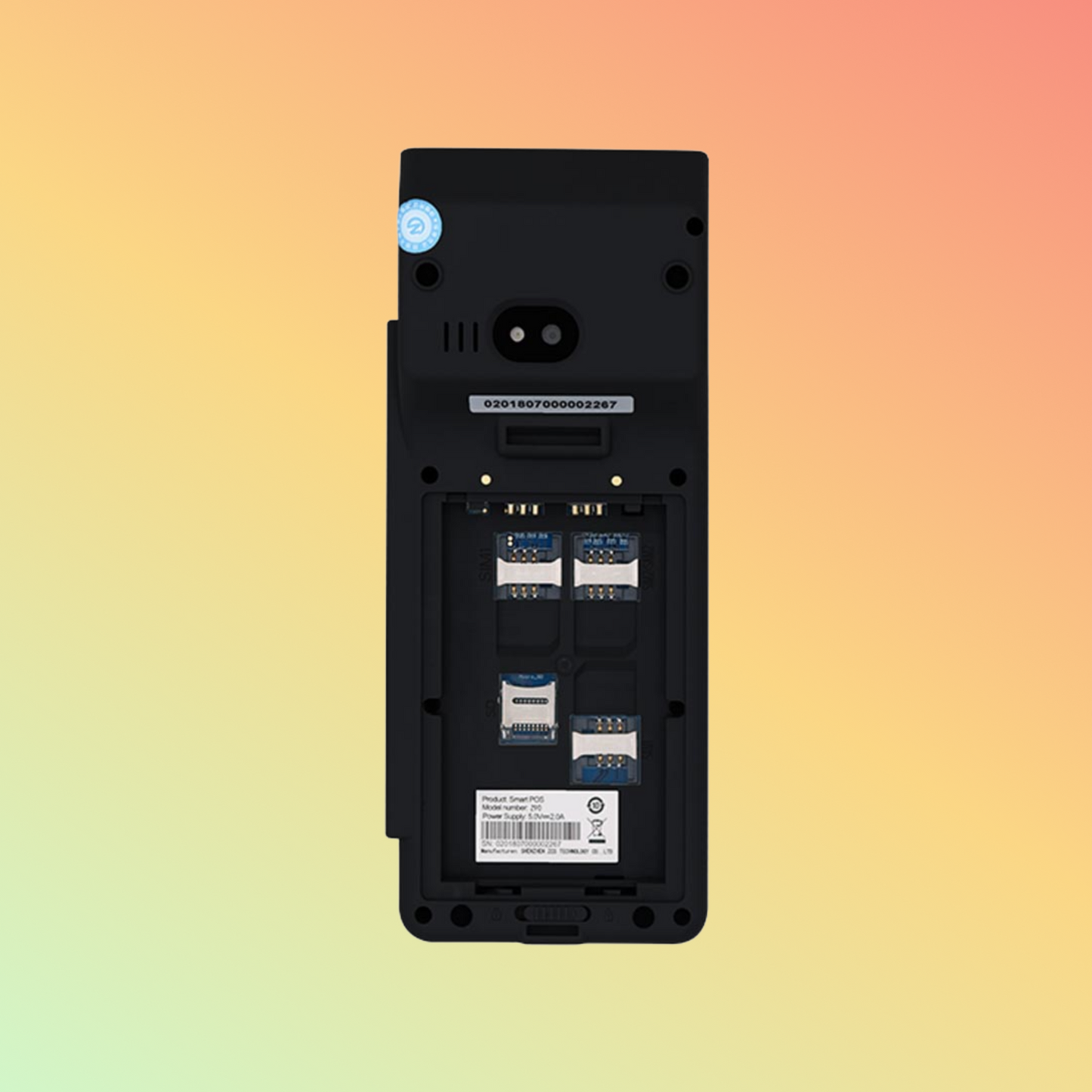 TOTALPOS H-Z90: 5.0" Handheld Android Payment POS with Printer