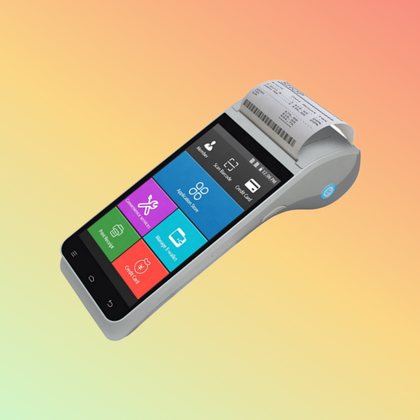 TOTALPOS H-Z91 5.5 inch Portable Android POS Terminal With Thermal Printer